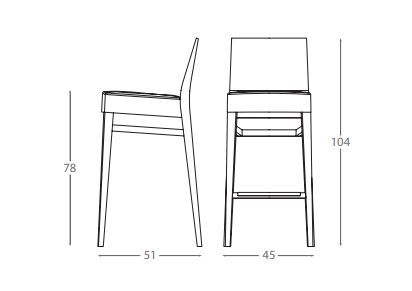 Барный стул Montbel Timberly 01783