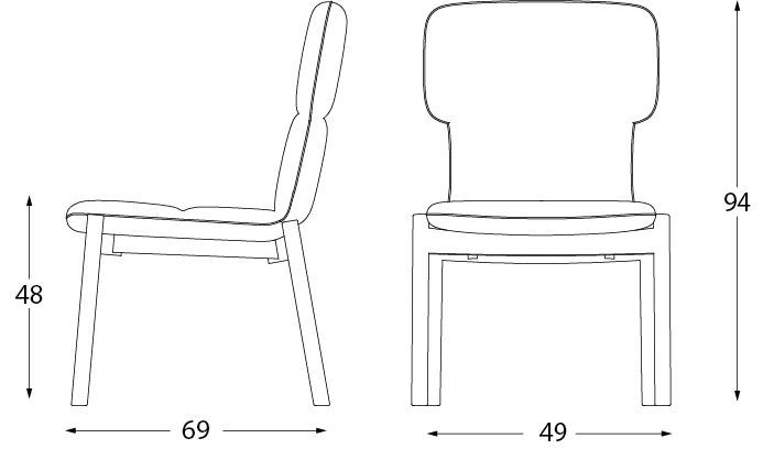 Дизайнерский стул Montbel Twiggy 04111L