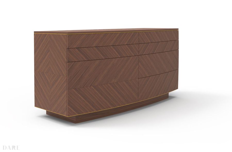 Широкий комод AmClassic Ava Double Chest Of Drawers P14024NPC