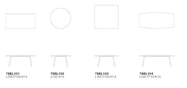 Мраморный стол Giulio Marelli Self Dining Table