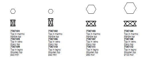 Оригинальный столик Giulio Marelli Tatlin Coffee tables