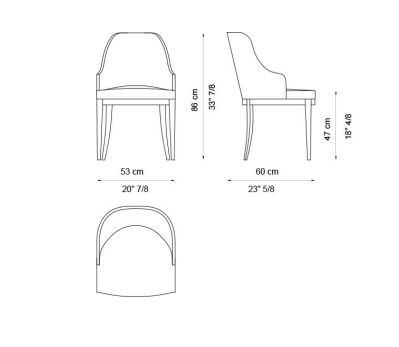 Стильный стул Galimberti Nino Adele Oak ADE 23C