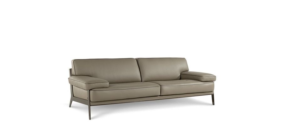 Большой кожаный диван Roche Bobois Latitude