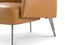 Кожаное кресло с облегающей спинкой Roche Bobois Ambe