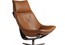 Кожаное кресло-гамак Roche Bobois Dolphin