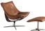 Кожаное кресло-гамак Roche Bobois Dolphin