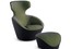 Дизайнерское кресло с пуфом Roche Bobois Edito Lounge