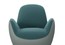 Вращающееся кожаное кресло Roche Bobois Aircell