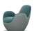 Вращающееся кожаное кресло Roche Bobois Aircell