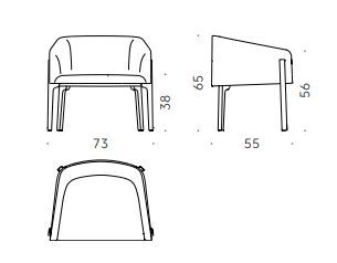 Кожаное кресло DePovada Chesto Armchair