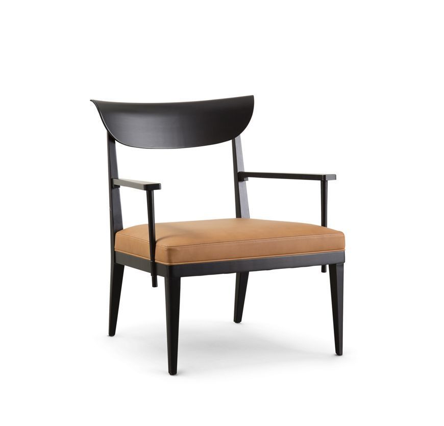 Кожаное кресло с этническими мотивами Roche Bobois Vivienne