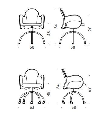 Дизайнерский стул DePovada Incisa