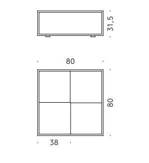 Дизайнерский столик DePovada Tetris