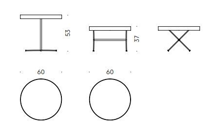 Современный столик DePovada Chab-table