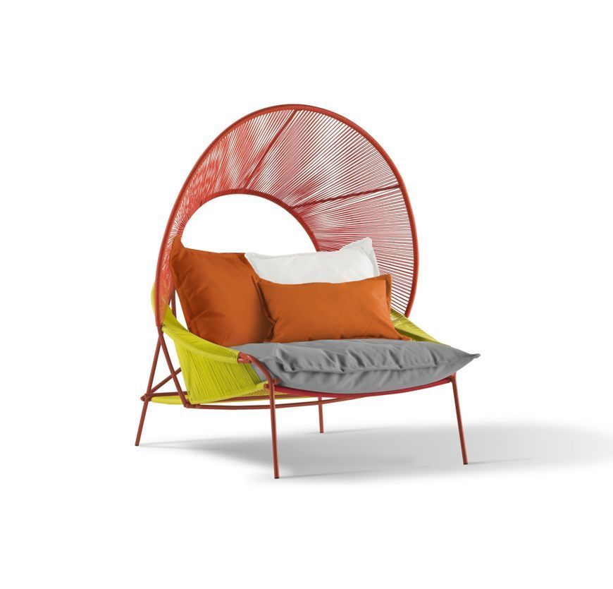 Плетеное кресло с капюшоном Roche Bobois Traveler Outdoor