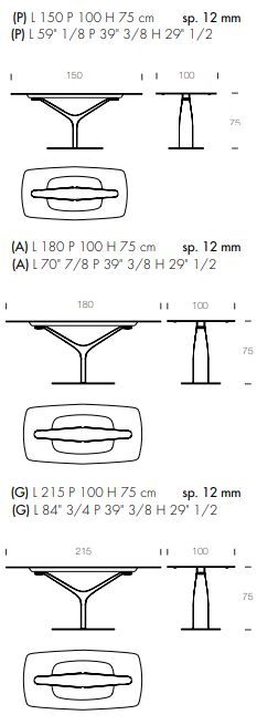 Обеденный стол Tonin Casa Aristo 8088FV_glass