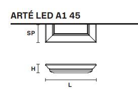 Стильный светильник Masiero ARTÈ A1 45