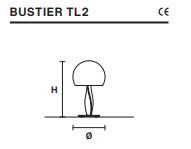 Настольный светильник Masiero Bustier TL2