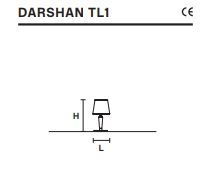 Классический светильник Masiero Darshan TL1