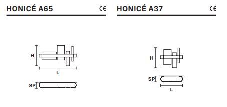 Настенный светильник Masiero Honicé A37, A65