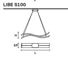 Стильный светильник Masiero LIBE S100