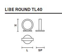 Лампа Masiero LIBE round TL40