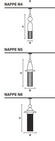 Модный светильник Masiero Nappe N1, N2, N3, N4, N5, N6, N7, N8, N9