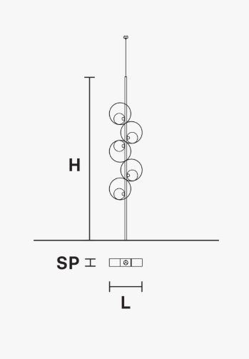 Современный светильник Masiero Sound STL5