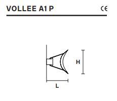 Настенный светильник Masiero Vollee A1 P
