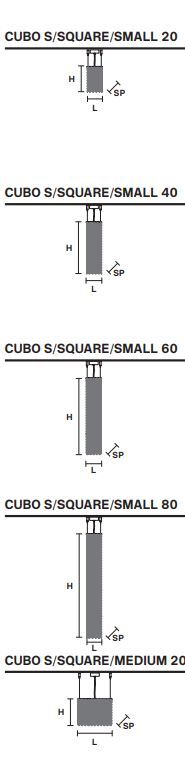 Оригинальный светильник Masiero Cubo S