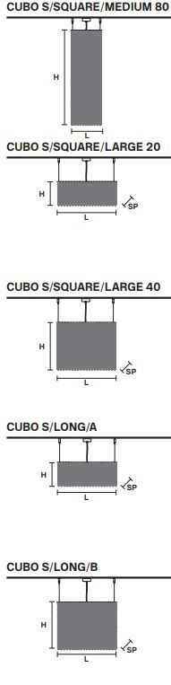 Оригинальный светильник Masiero Cubo S