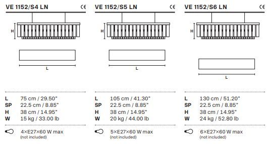 Подвесной светильник Masiero Impero & Deco VE 1152