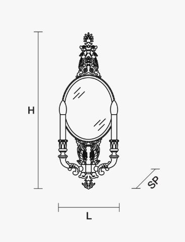 Оригинальный светильник Masiero Brass & Spots VE 1077 A2