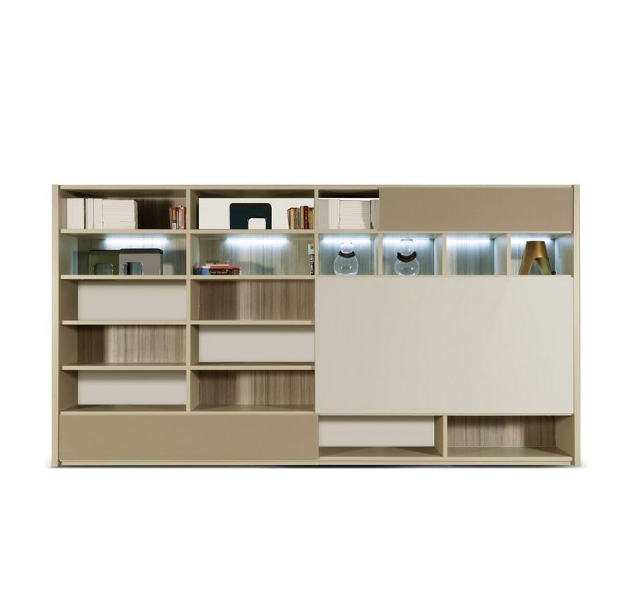 Модульная композиция с нишей для ТВ Roche Bobois Intralatina 201310-C