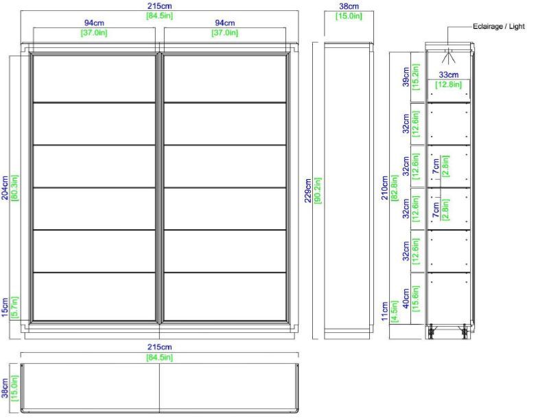 Книжный стеллаж из вишни Roche Bobois Claridge Bookcase