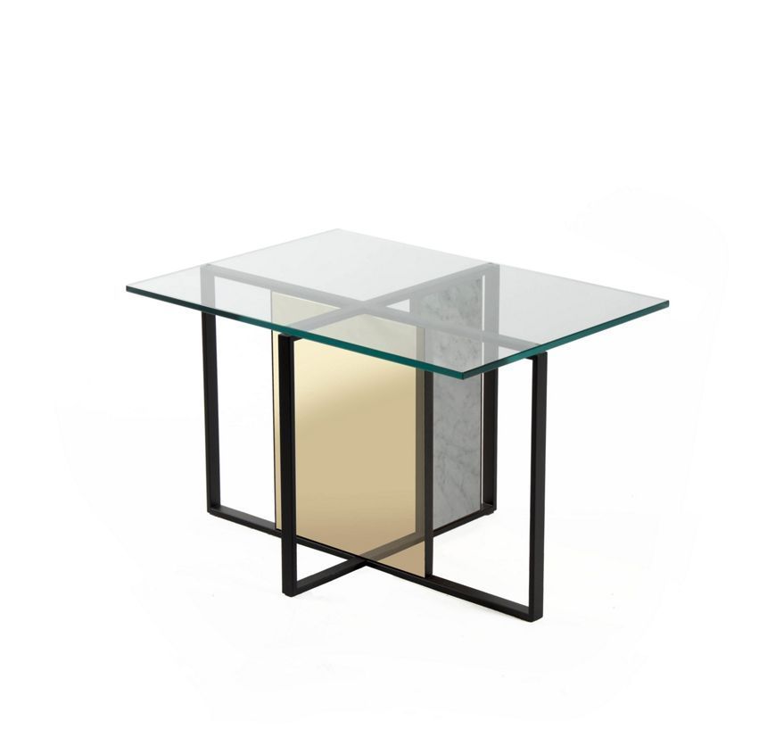 Придиванный столик-витраж Roche Bobois Trame End Table