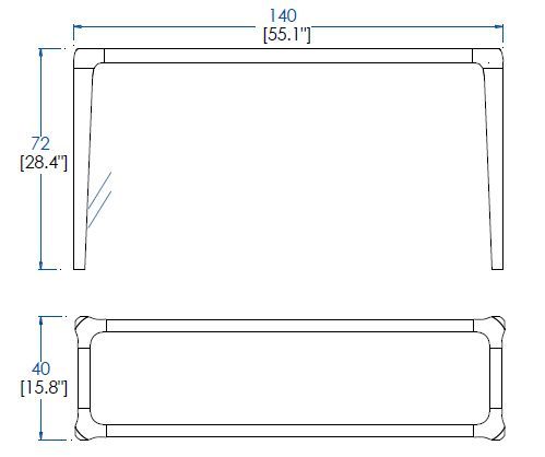 Консоль с респектабельной внешностью Roche Bobois Brio Console