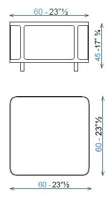 Придиванный столик-пруд Roche Bobois Cascade End Table