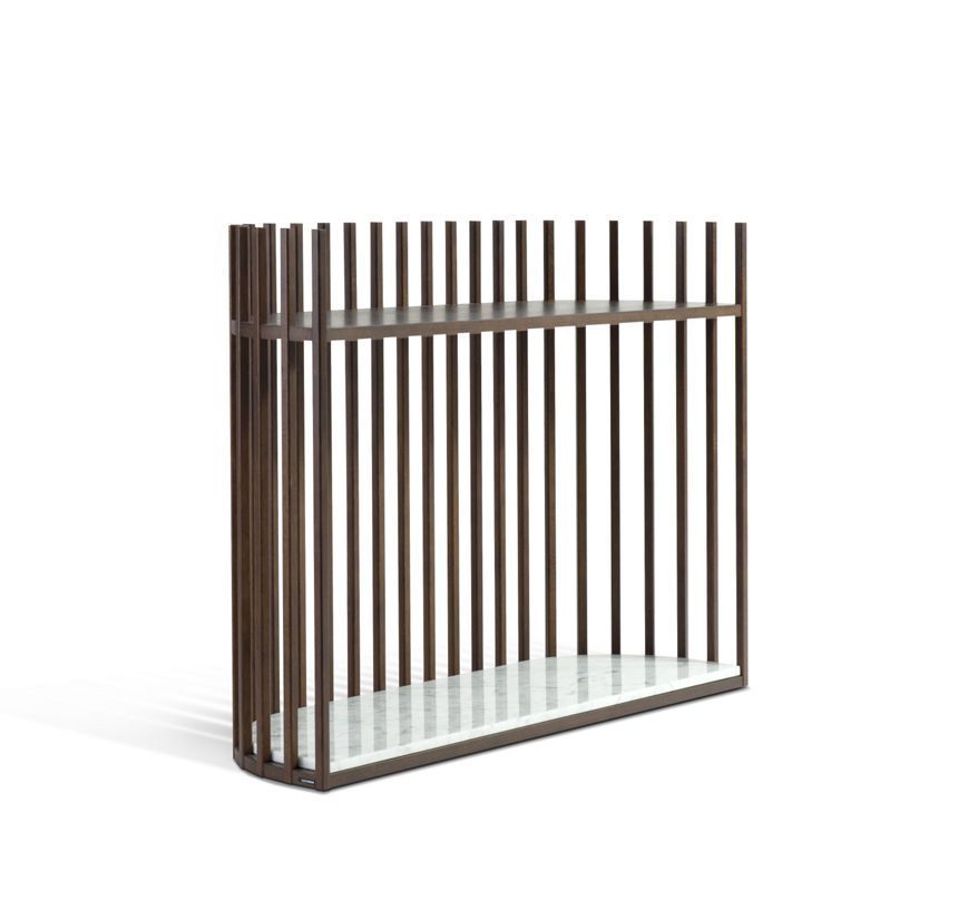 Консоль с мраморной базой Roche Bobois Jalousie Console