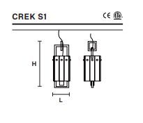 Дизайнерский светильник Masiero Crek S1, S5