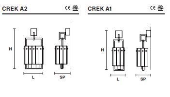 Настенный светильник Masiero Crek A1, A2