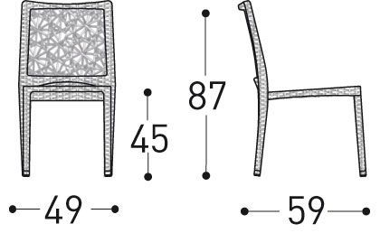 Плетеный стул Varaschin Altea 2859