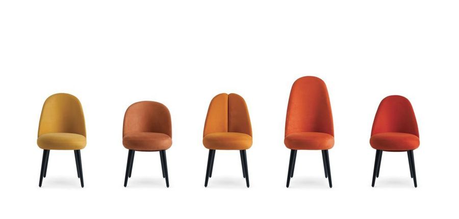 Мягкий стул с оригинальной спинкой Roche Bobois Identities