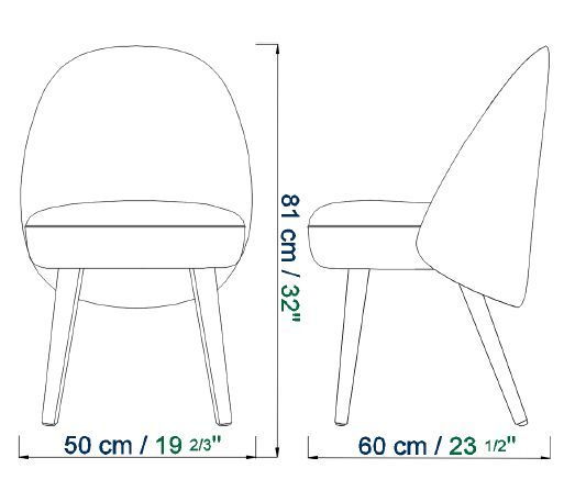 Мягкий стул с оригинальной спинкой Roche Bobois Identities