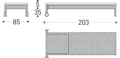 Удобный шезлонг Varaschin Lotus 2852