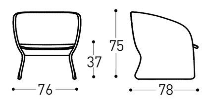 Дизайнерское кресло Varaschin Maat 2370, 2371