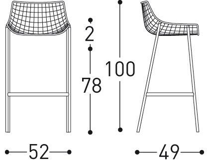Дизайнерский стул Varaschin Summer Set 2621, 2621S, 2621CR, 2622, 2622S, 2622CR