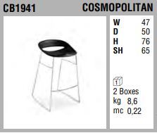 Стильный стул Connubia Cosmopolitan CB1941