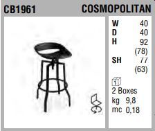 Стильный стул Connubia Cosmopolitan CB1961