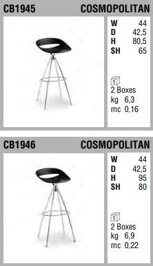 Удобный стул Connubia Cosmopolitan CB1945, CB1946